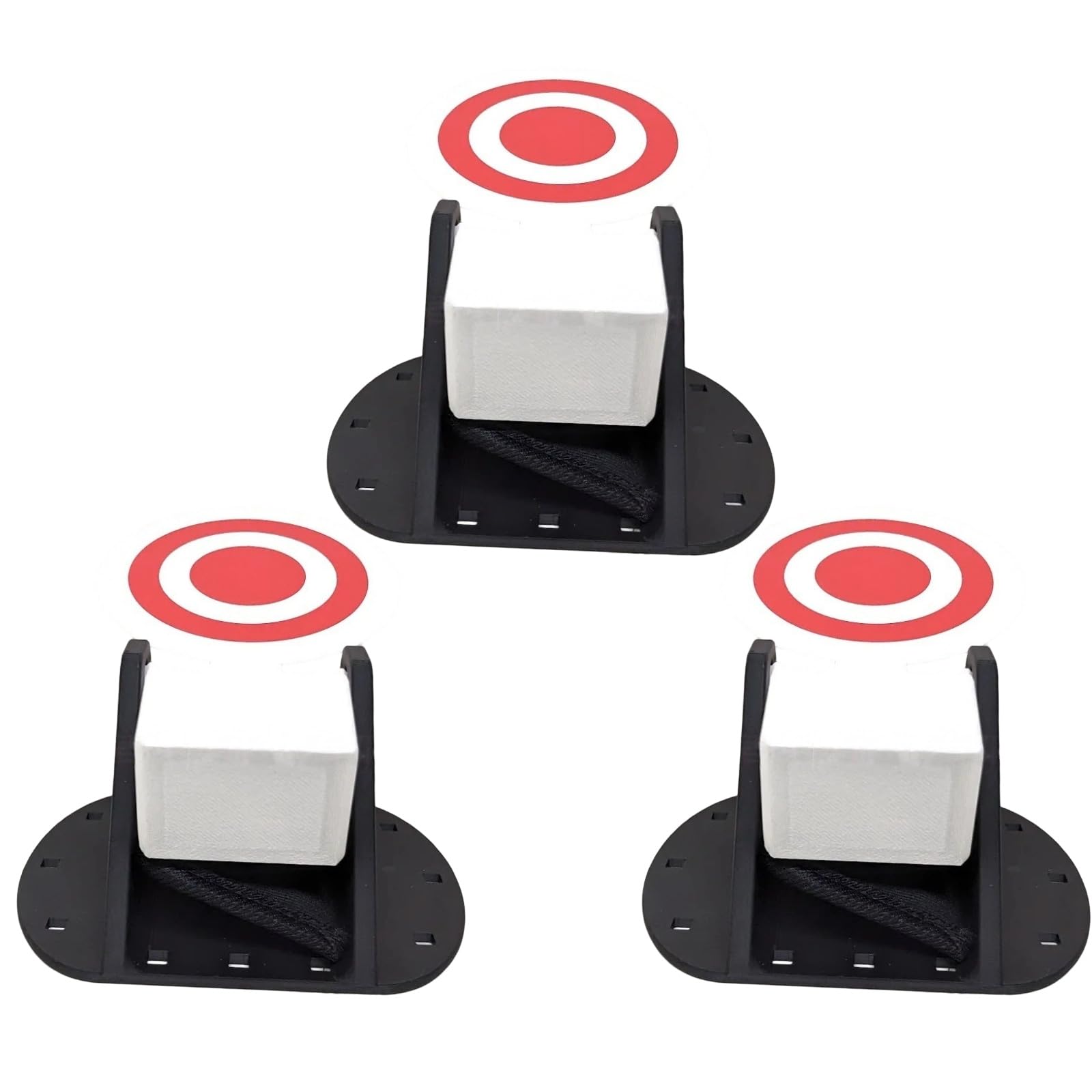 Kangnice Portable Snow Ball Targets Auto Reset Easy Setup and Storage for Backyard Snow Games and Festives Fun Targets Reset Device