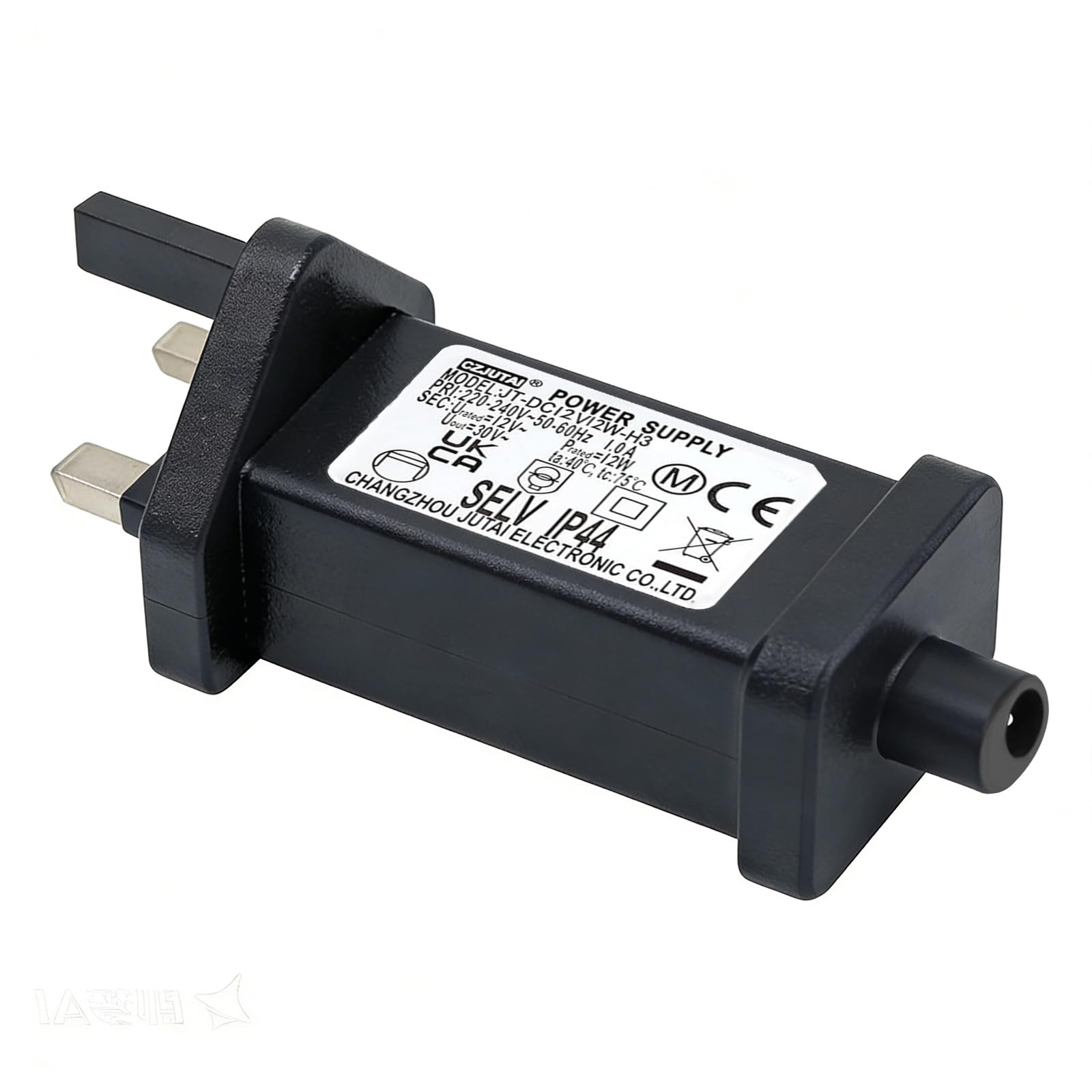 String Lights Indoor-Outdoor Power Adapter for CZJUTAI JT-DC12V12W Christmas Lighting, Illuminate Your Holidays! (DC Round-Constant On-12V12W) — image 1