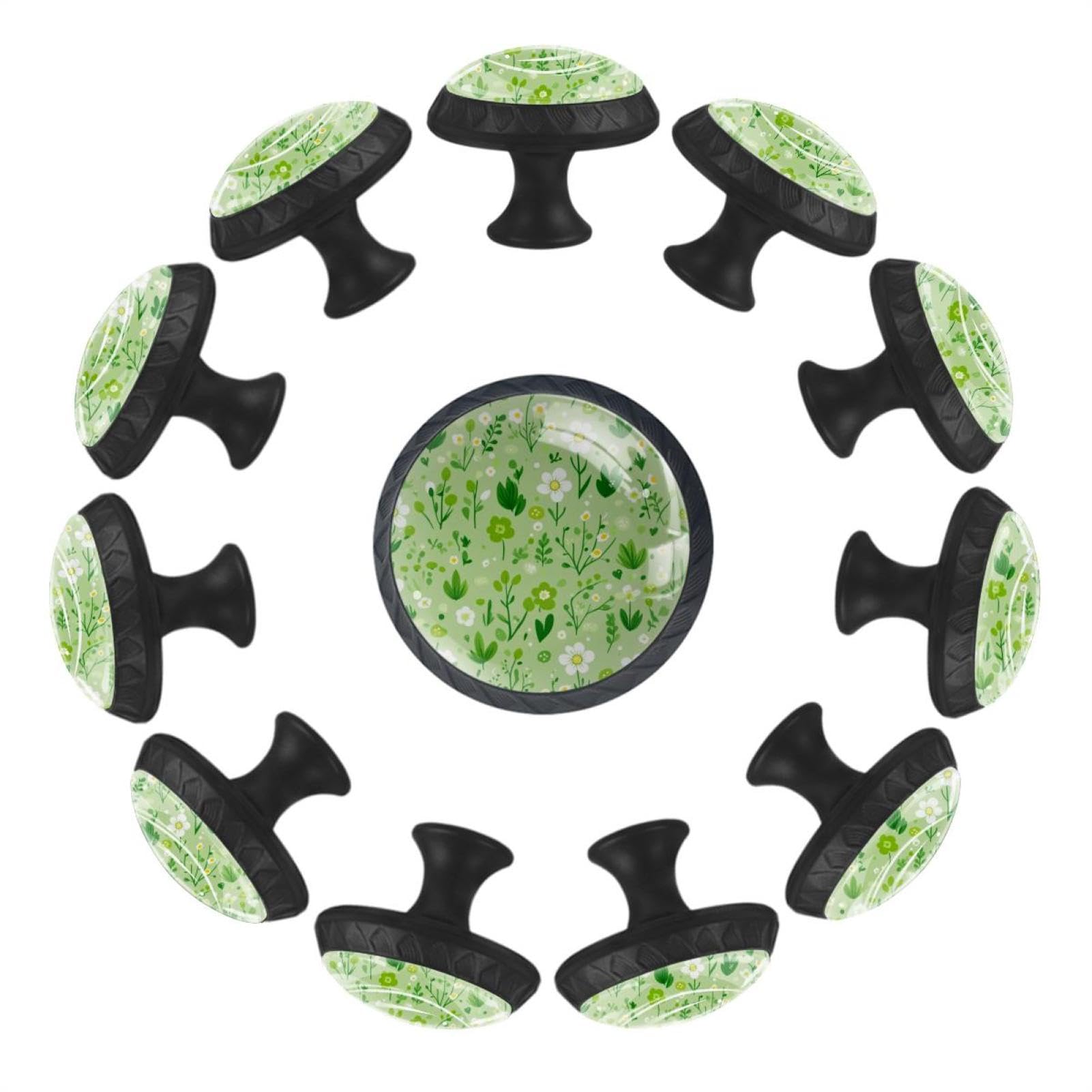 Boutons de tiroir en verre transparent lot de 12 poignees durables et resistantes pour meuble