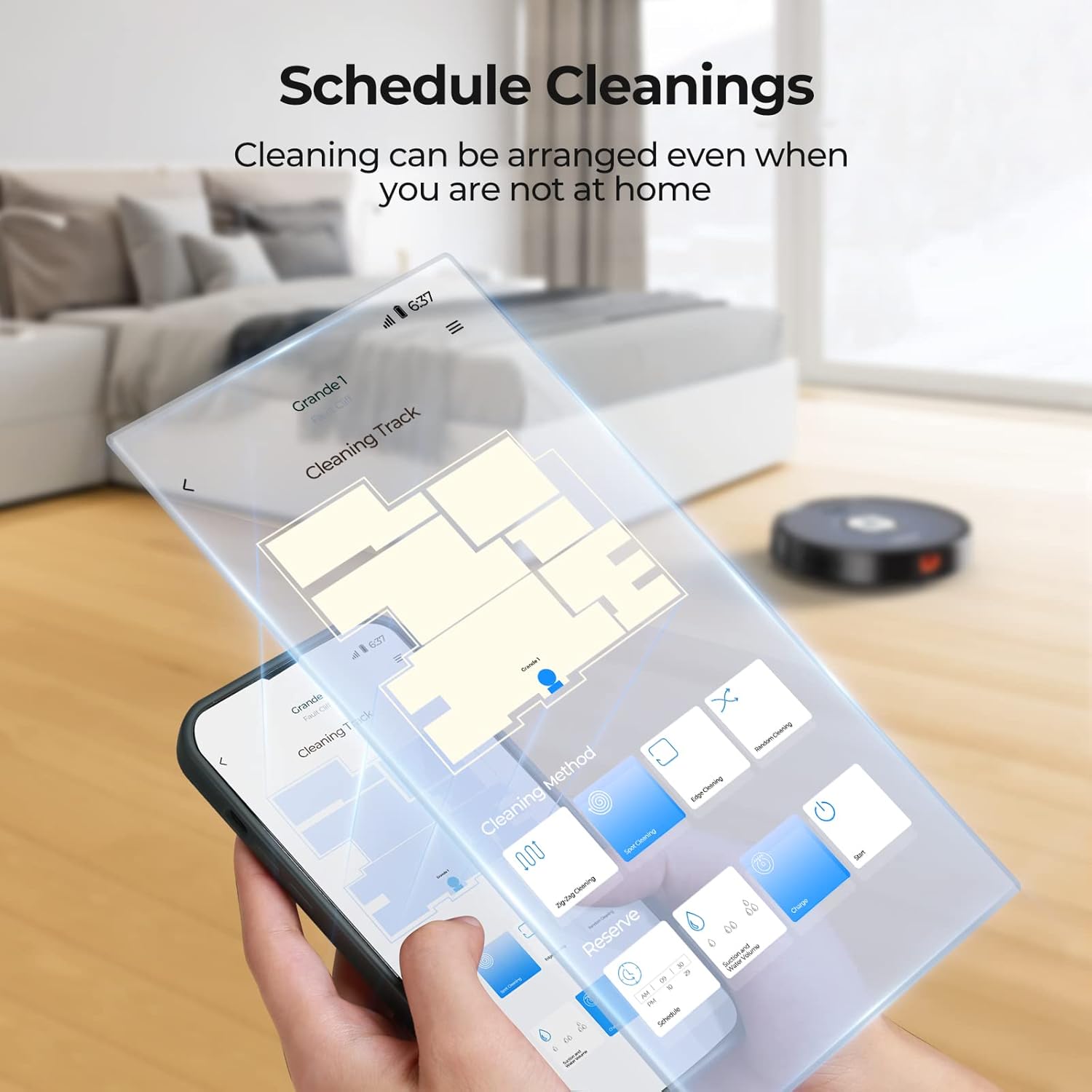 Laresar Robot Vacuum and Mop, Grande 1 Robotic Kuwait Ubuy