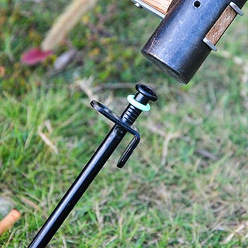 Miniatura 7 de BESPORTBLE 50 Uds. Estacas de tienda de campaña Anillo fluorescente que brilla en la oscuridad Anillo de tienda de campaña Anillos de uñas Accesorios