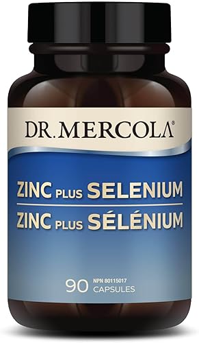 Vista 8 de Dr. Mercola Zinc Plus - Suplemento dietético de selenio, 30 porciones (30 cápsulas), apoya la salud inmunológica y general, sin OMG, sin soja, sin