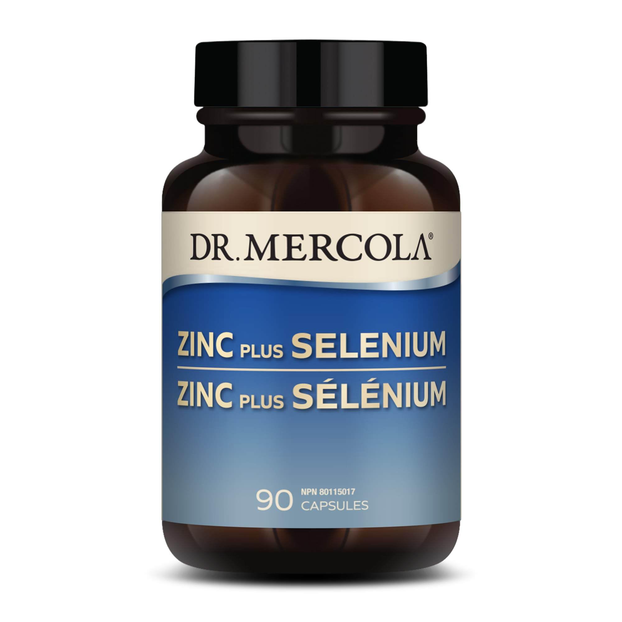 Dr Mercola Zinc Plus Selenium | 90 Capsules