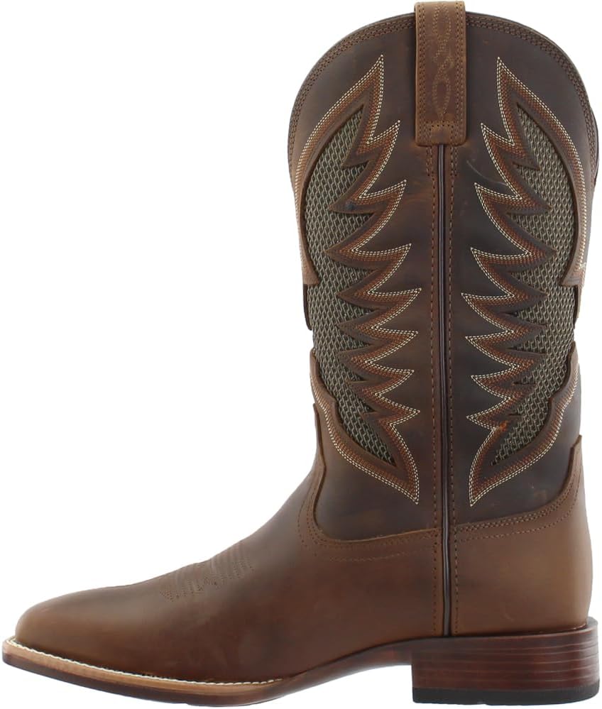 Ariat Mens VentTEK Ultra Western Boot Distressed Brown 14