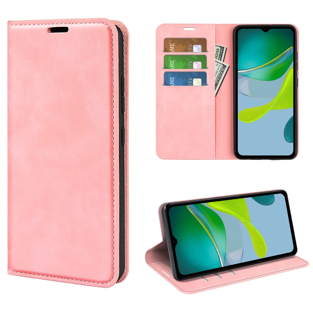 TOUCASA Cover Portafoglio In PU Per Motorola Moto E13 – Custodia Flip Antiurto Con Supporto Portacarte E Penna Stilo