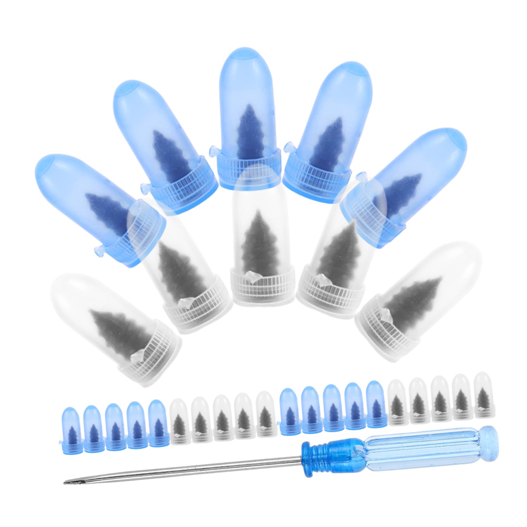 Zerodeko 1set Tire Repair Rubber Nails Kit Convenient Automotive Screw Plugs for Tire Punctures Includes and Repair