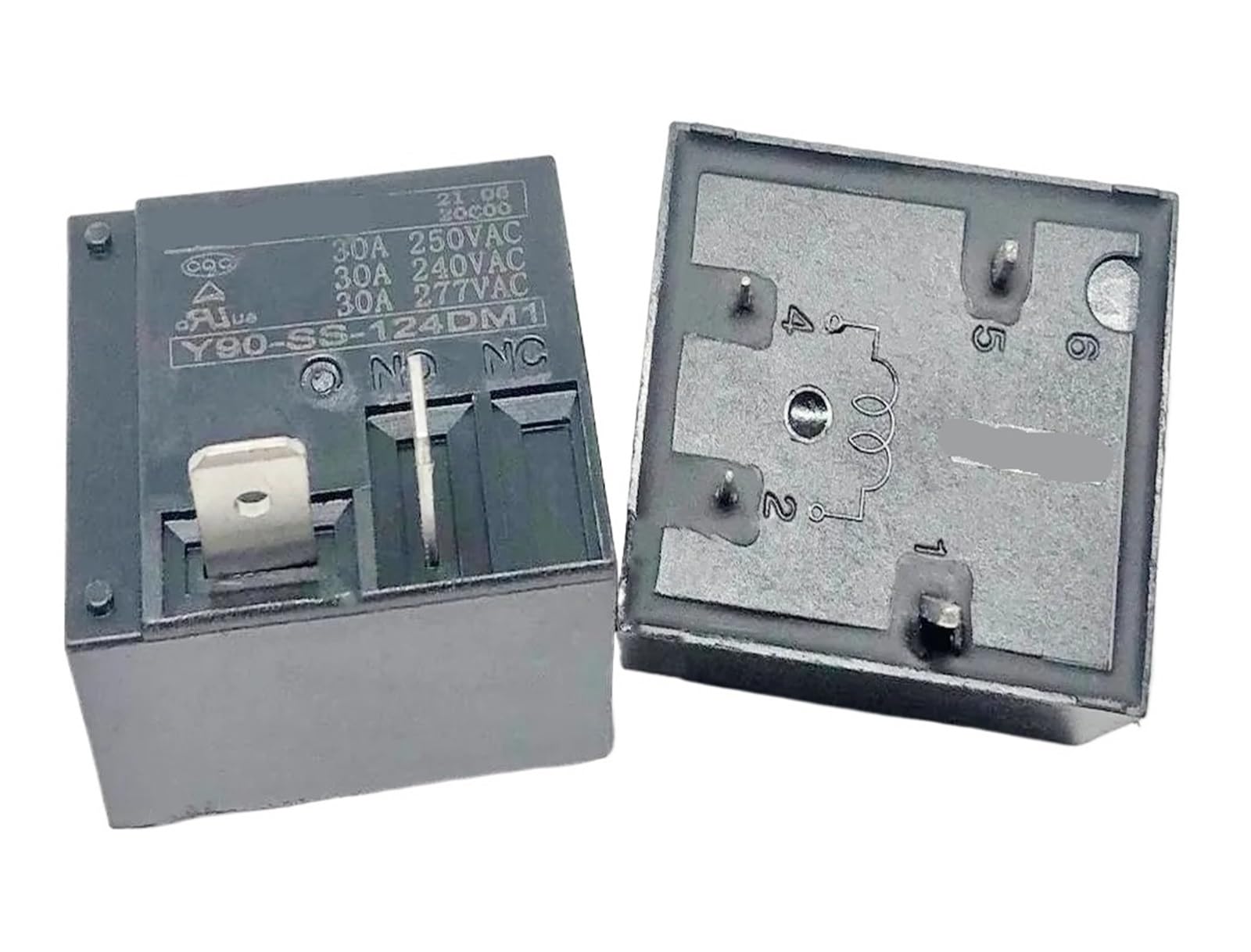 Yzwrwrmktb One Color 1Pc Y90-Ss-124Dm1 24V (T91-1A-12V-30A) Heater Relay 4 Pins