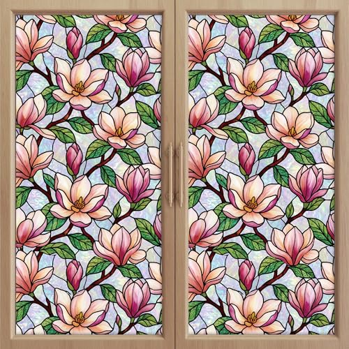 Película decorativa para ventana estilo Magnolia 44.96x399.80 cm miniatura 1