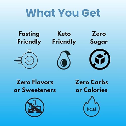 Miniatura 3 de Electrolitos en ayuno - Polvo de electrolitos sin sabor - 100 porciones - Sales de ayuno - Suplemento de ayuno - Electrolitos para ayuno