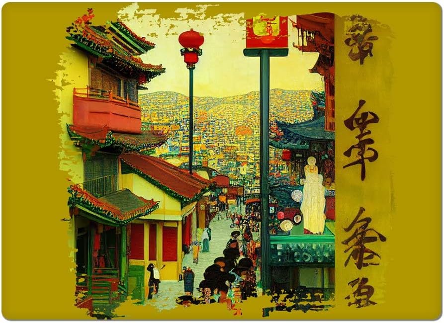 California Car Magnet 2 PCS - Chinatown Car Magnet - San Francisco Sticker