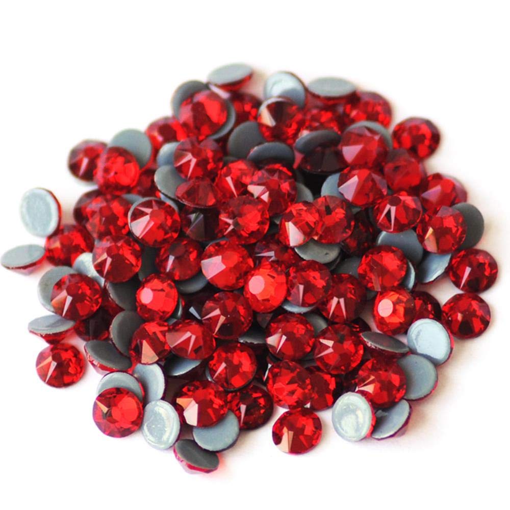 Hotfix Strass Ferro Su Pietre Hot Fix Strass Gemme Di Vetro Cristallo AB Fai Da Te Per Vestiti Scarpe-13 Light Topaz,SS8 1440PCS - Foto 6