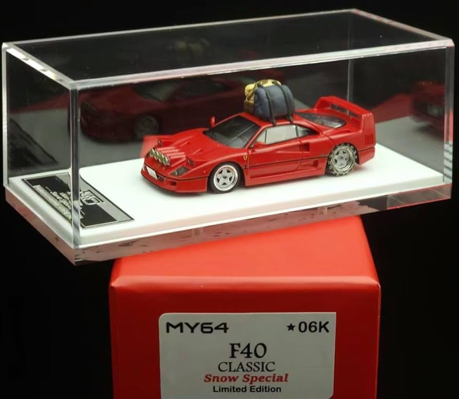 Amazon.co.jp: 1/64 MY64 Ferrari F40 Red Snow Special : Hobbies