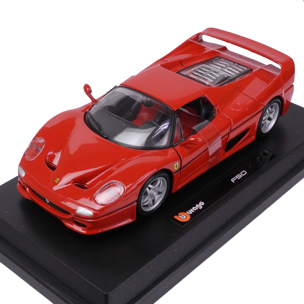 Amazon | ブラーゴ 1/24 フェラーリ F50 レッド 完成品 | ミニカー