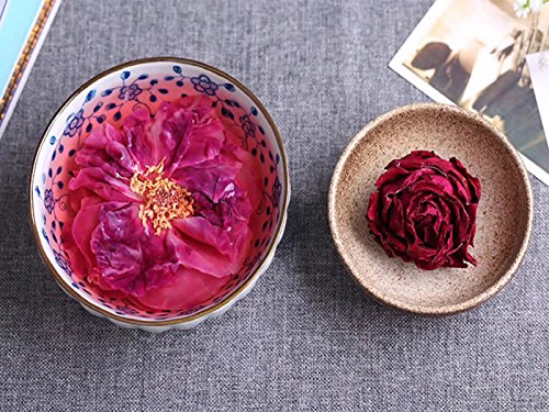TooGet Perfumado Botões Naturais de Rosa Vermelha Escura Chá de Flores Secas Puras Rosa Escuro Flore