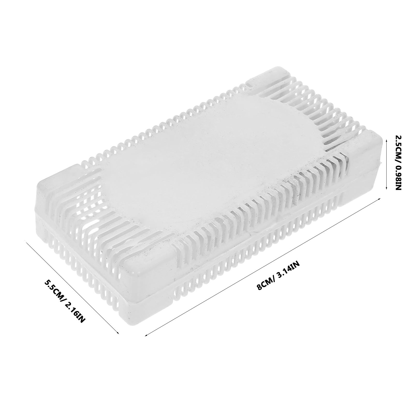 Alipis Deodorante per Frigorifero 4 Pezzi Carbone Attivo Bianco, Leggero e Facile da Trasportare, Eliminatore di Cattivi Odori per Casa e Congelatore