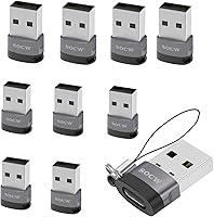 Vista 8 de Adaptador USB C a USB (paquete de 4), USB-C hembra a USB macho, convertidor tipo C a USB A compatible con Apple MagSafe, iPhone 11, 12, 13, 14, 15