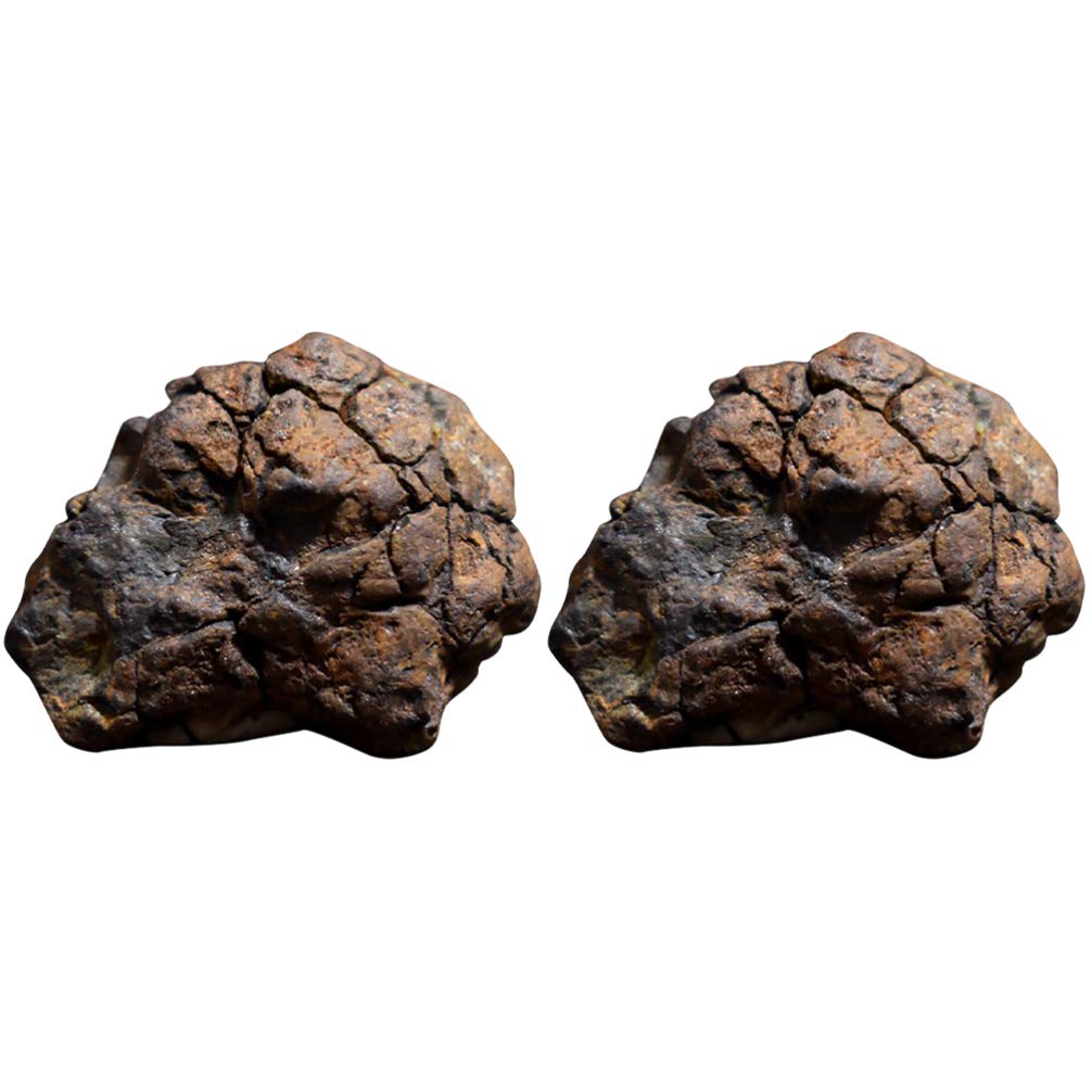 2pcs Olive Meteorite Child Moon Statue