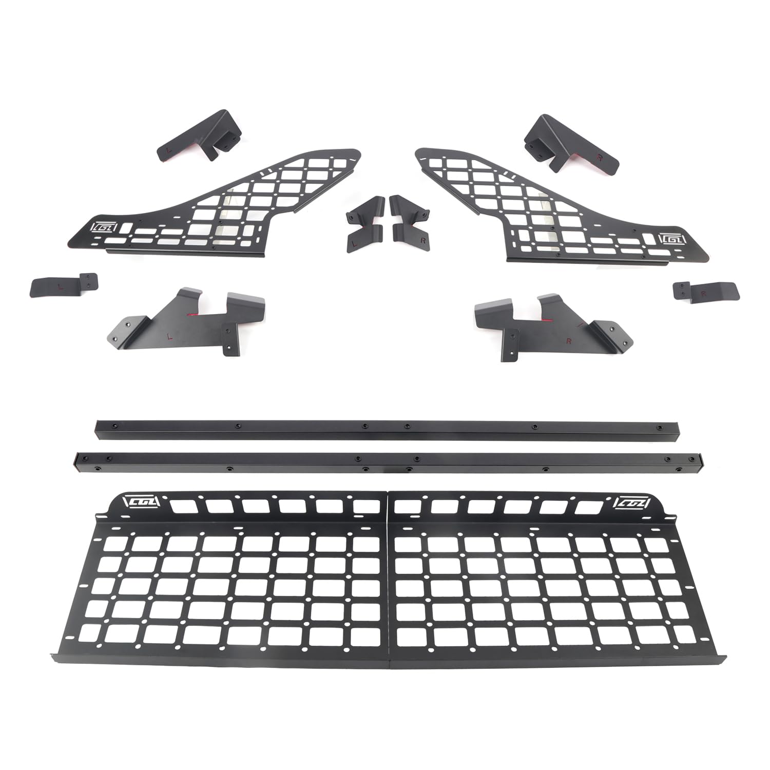 HIGH FLYING for CRV CR-V Car Accessories Molle Panels Storage Modular System Trunk Shelf Organizer Interior Rear Cargo Racks (Panels+Shelf Year of 2023+)