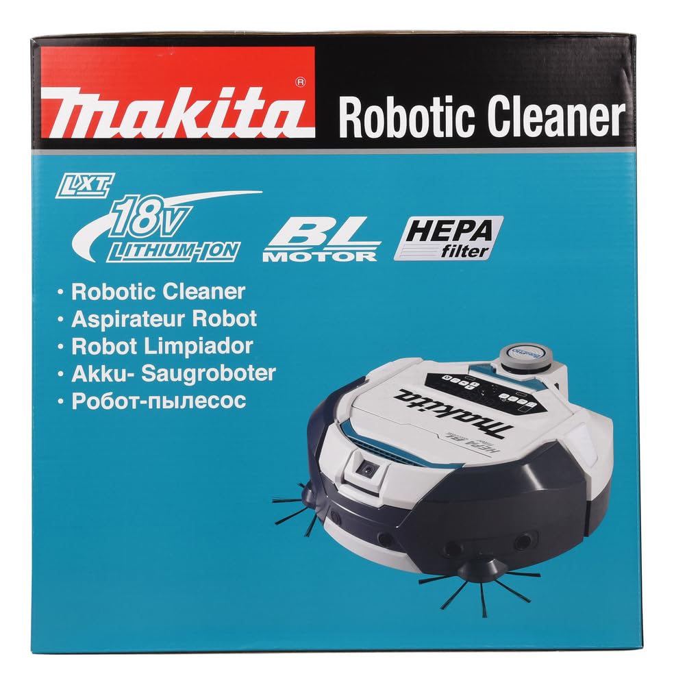 Makita Bezprzewodowy Robot Czyszczący, Biały/Czarny