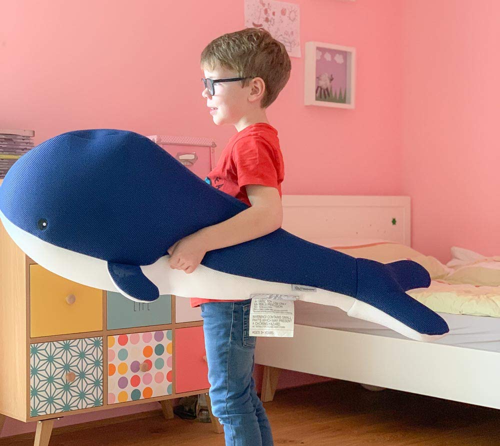 WESTMANN Pool Buddy | 130x68 cm | Bade- & Wasserspielzeug aus Mesh Gewebe | Schwimmobst und Tiere mit Schnelltrocken Füllung
