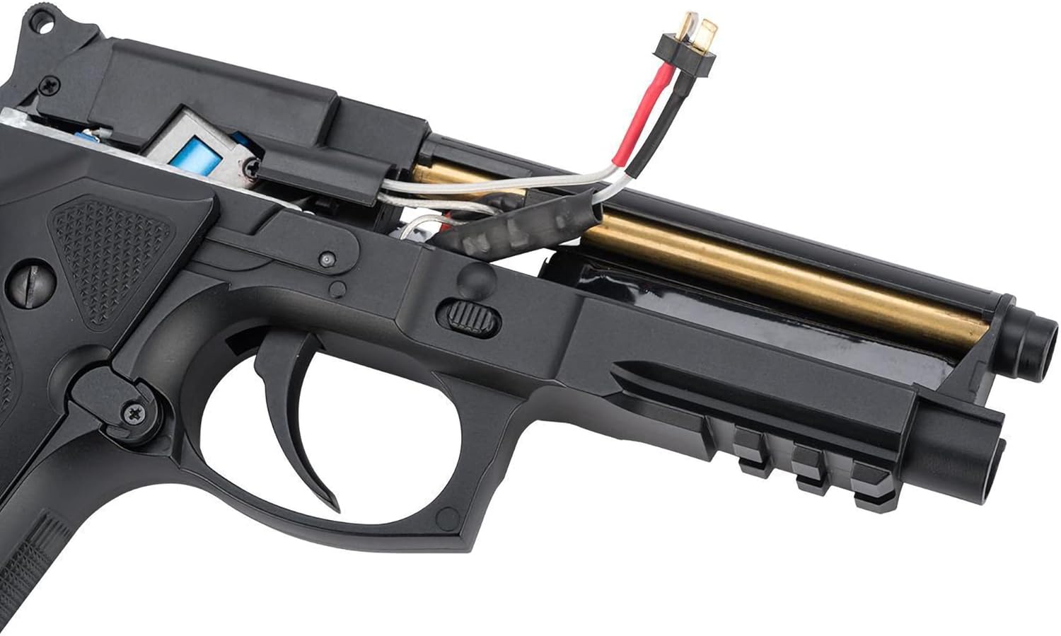 Evike Airsoft - CYMA AEP Full Auto Select Fire 17 Style Airsoft AEP w/Metal Gearbox & MOSFET (Color: Black)