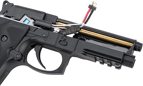 Miniatura 4 de Evike Paquete de pistola Airsoft CYMA AEP Full Auto Select Fire M9 Airsoft AEP (color negro)