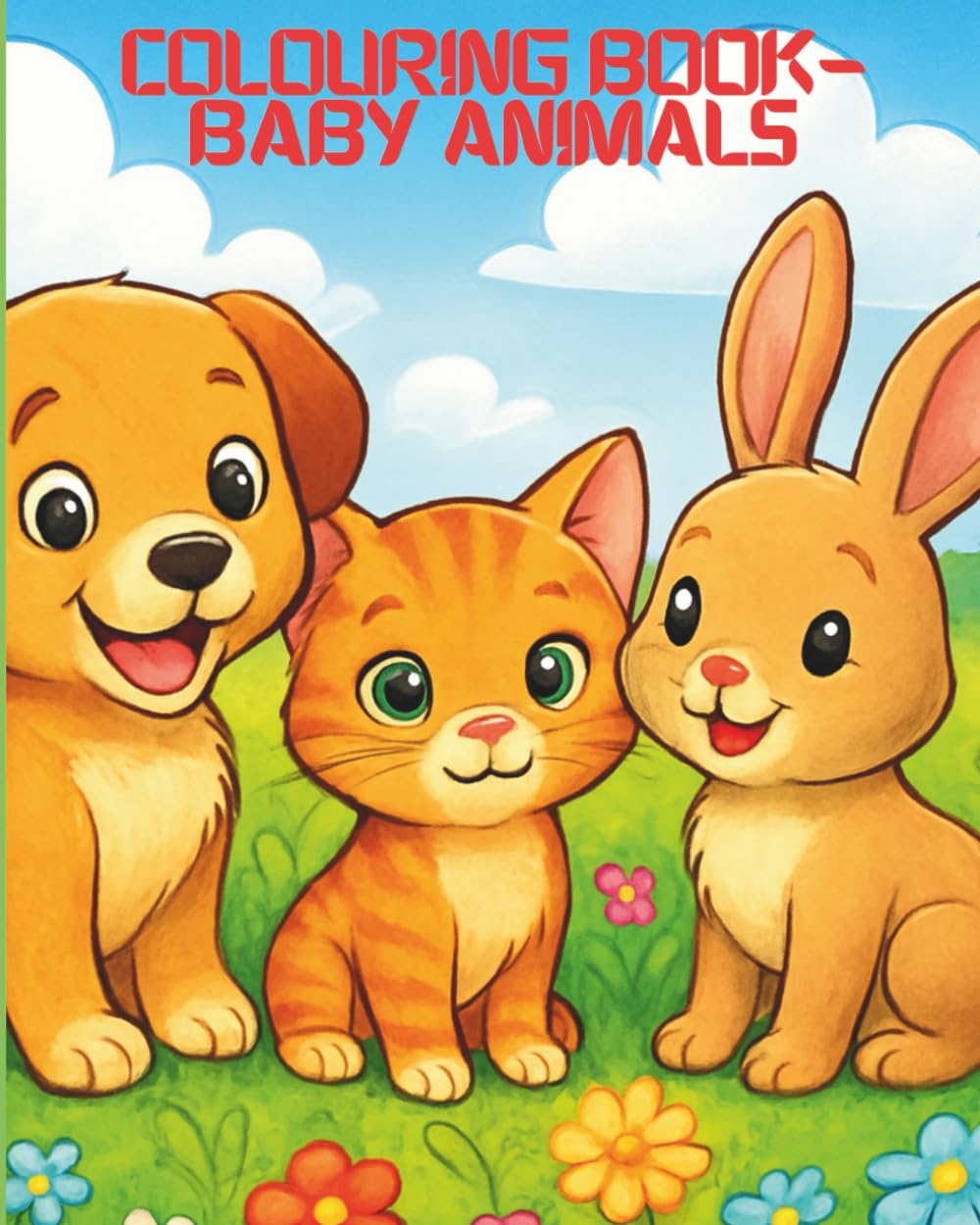 COLOURING BOOK-BABY ANIMALS