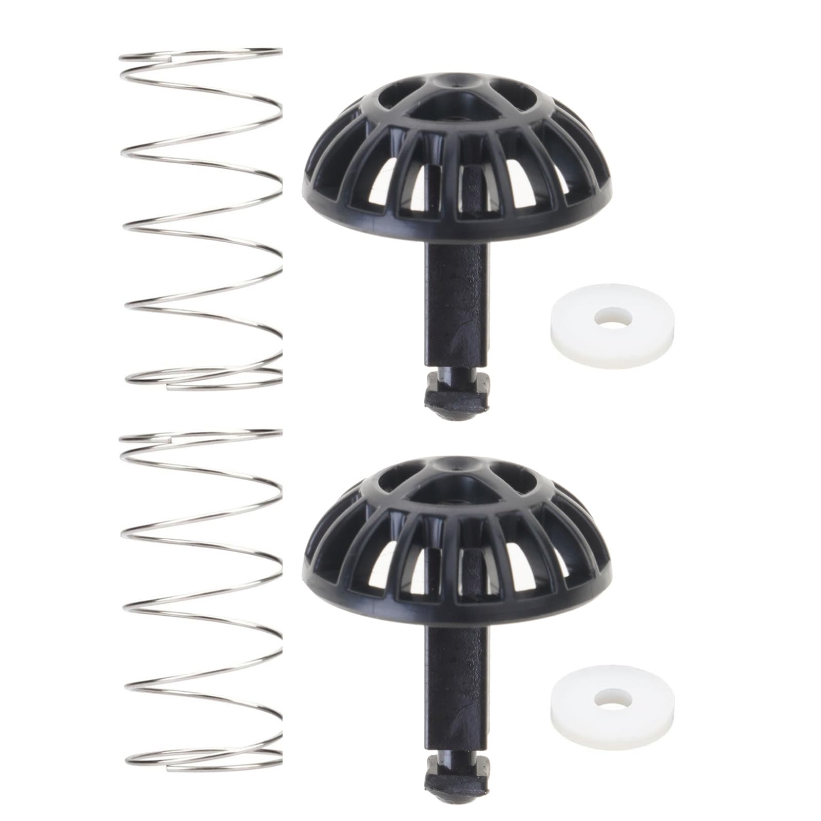 Limtula Multicolor Accessory 2 Pack Brew Basket Spring Loaded Stoppers Coffee Solution Portable Coffee Accessories Spring Loaded Stopper Set