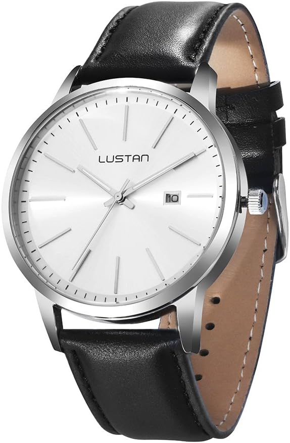 Uhren Men's Quartz Watch with Date Calendar Display Black Bracelets Genuine Classic Stylish Business Casual Sports Watch 3ATM Waterproof