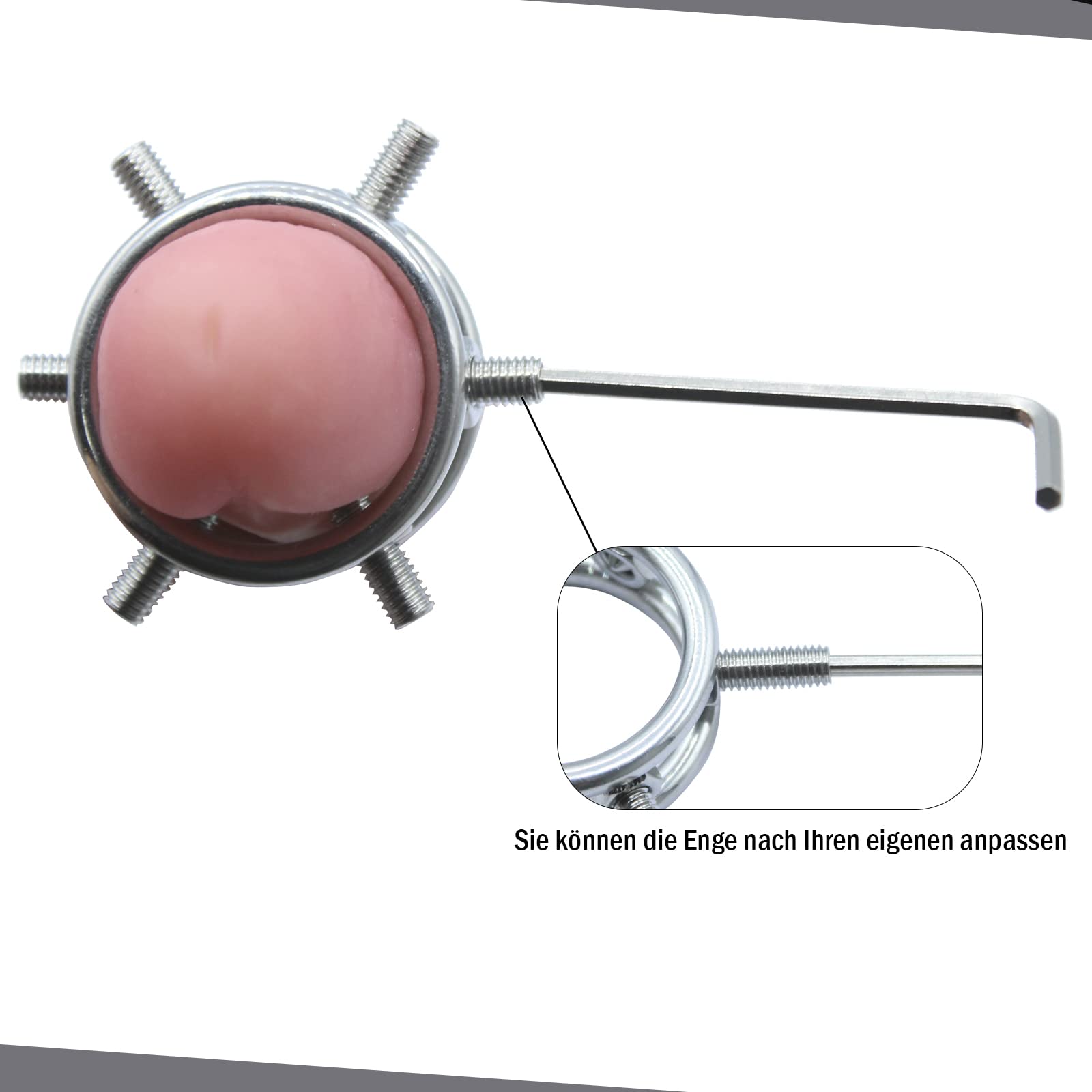 Edelstahl Penisring Cockring mit 6 Spikes Metall Eichelring  Schraube,Premium CBT Keuschheitsgrtel fr Herren Penis Bondage Penis  Ring,SM Sexspielzeug fr Paare Extrem Sex Toy (Innen(): 28mm) : Amazon.de:  Drogerie & Krperpflege