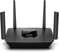 Linksys Mesh Wifi 5 Router, Tri-Band, 3,000 Sq. ft Coverage, 25+ Devices, Supports Guest WiFi, Parent Control,Speeds up to (AC3000) 3.0Gbps - MR9000. With Amazon exclusive extended 18 month warranty