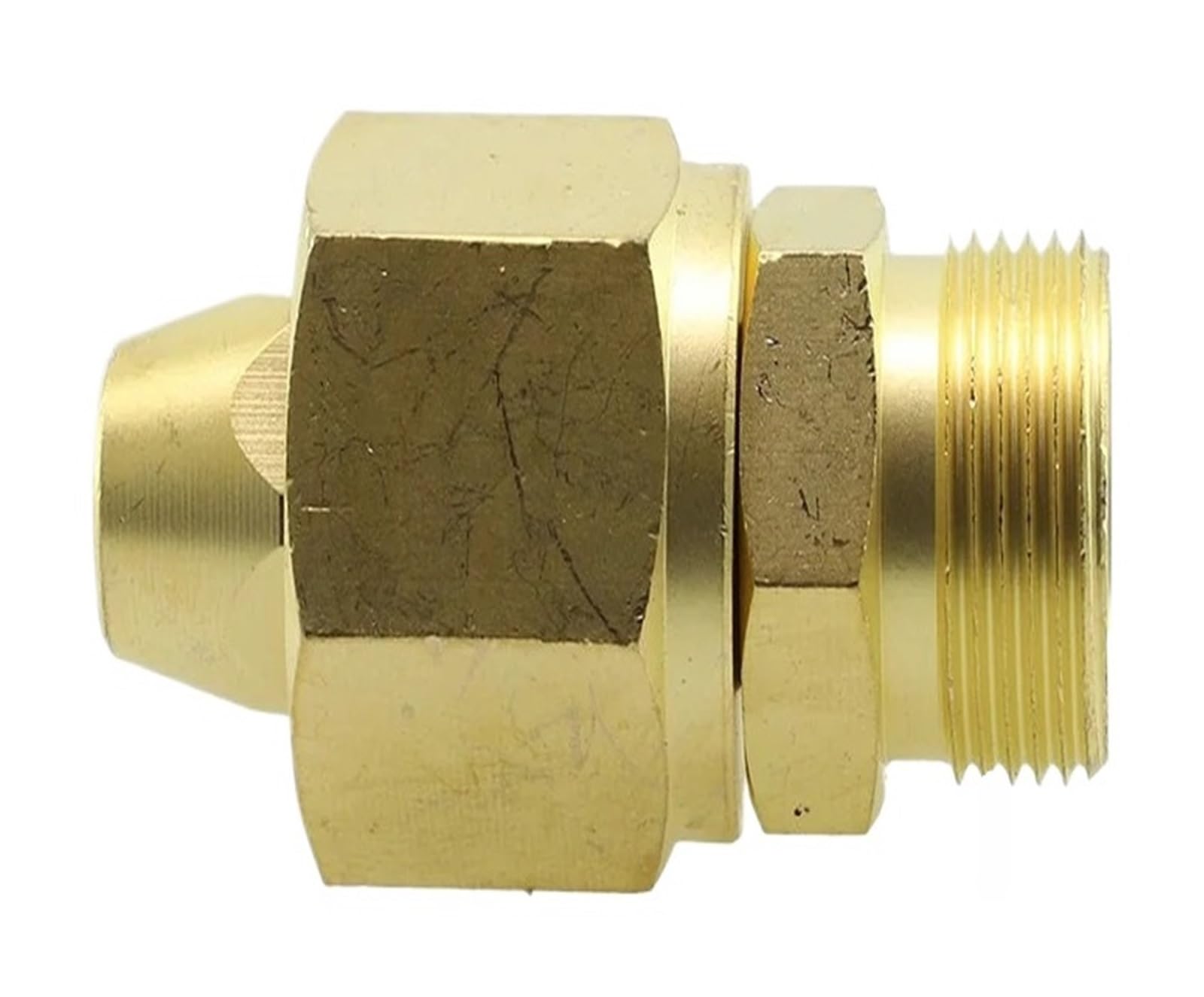 1pc Cylinder to Regulator Acetylene Adaptors CGA-200 CGA-300 CGA-510 CGA-520 Brass Acetylene Regulator Adapter(CGA-300 to CGA-520)