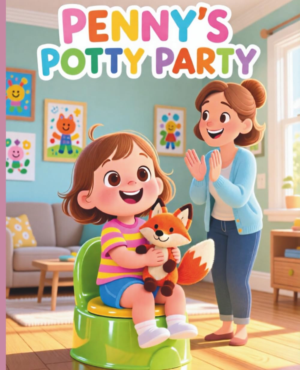 Penny’s Potty Party: A Fun and Cheerful Guide to Toddler Potty Training, Step-by-Step for Ages 2–4.