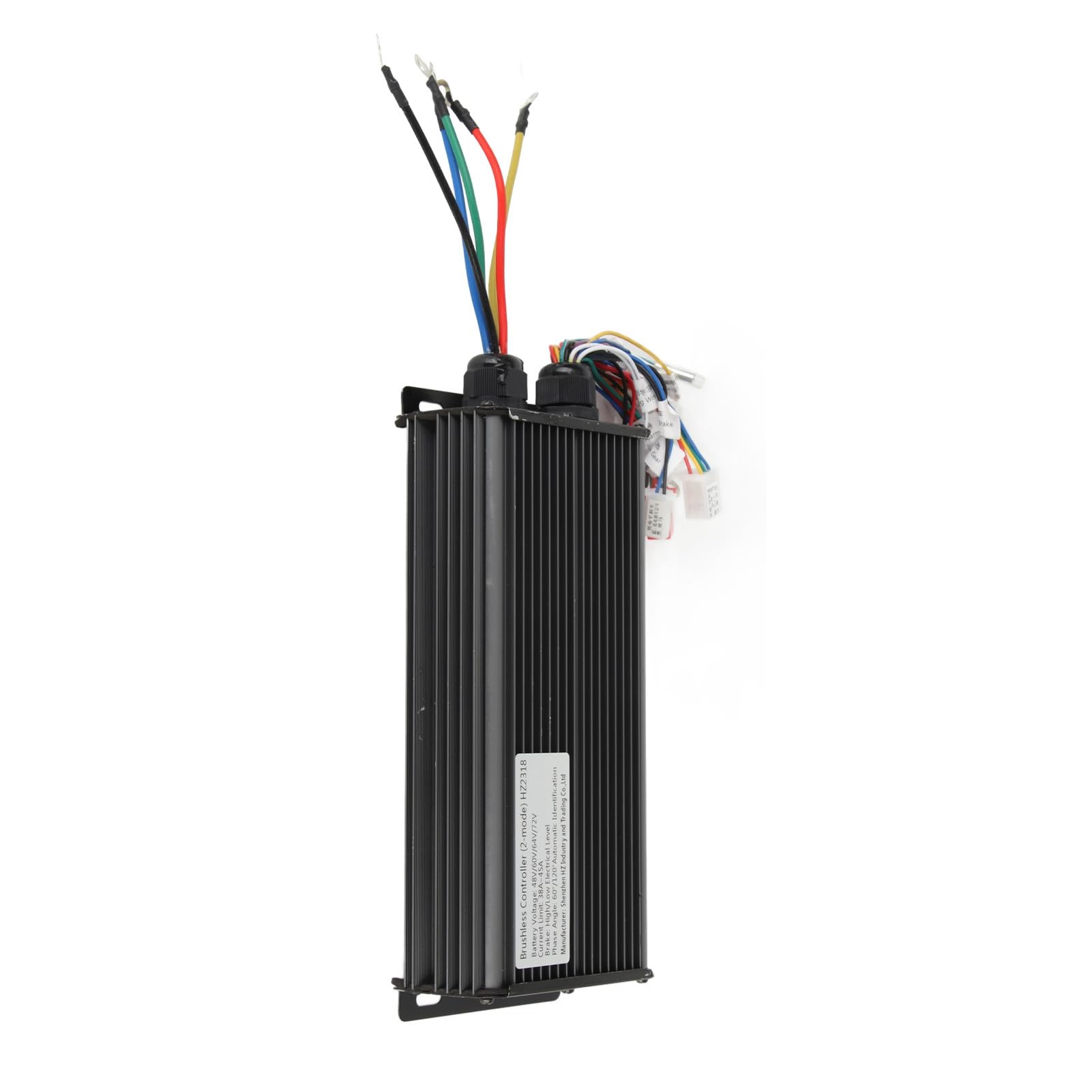 Ausla Bezszczotkowy Sterownik Silnika, Regulator Prędkości Roweru Elektrycznego ze Stopu Aluminium 48 V 60 V 64 72 2000 W 18 Rurek, 38 A do 45 A dla Rowerów Elektrycznych, Skuterów