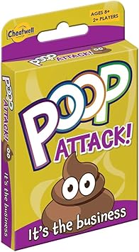 Amazon.com: Outset Media Poop Attack Travel Card Game - The Game That ...