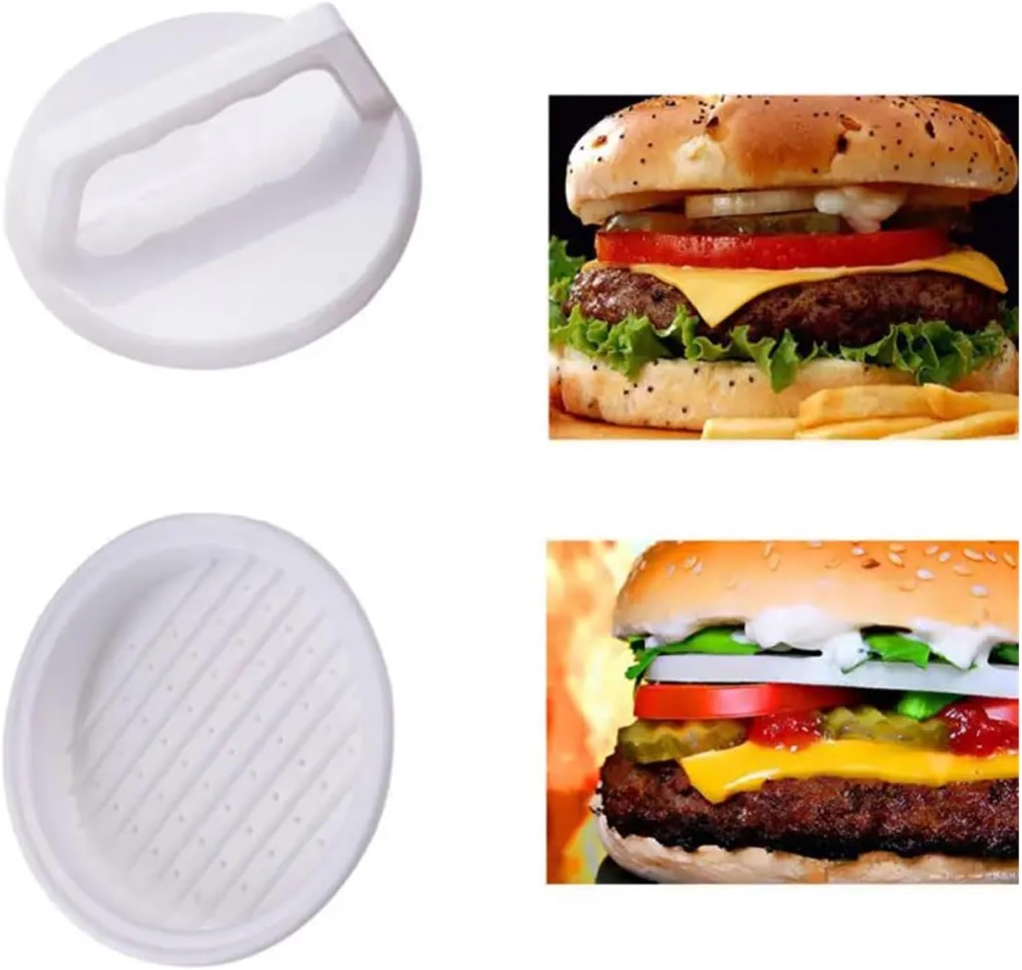 Press Press Round Shape Non-Stick Chef Grill Grill Maker Mould