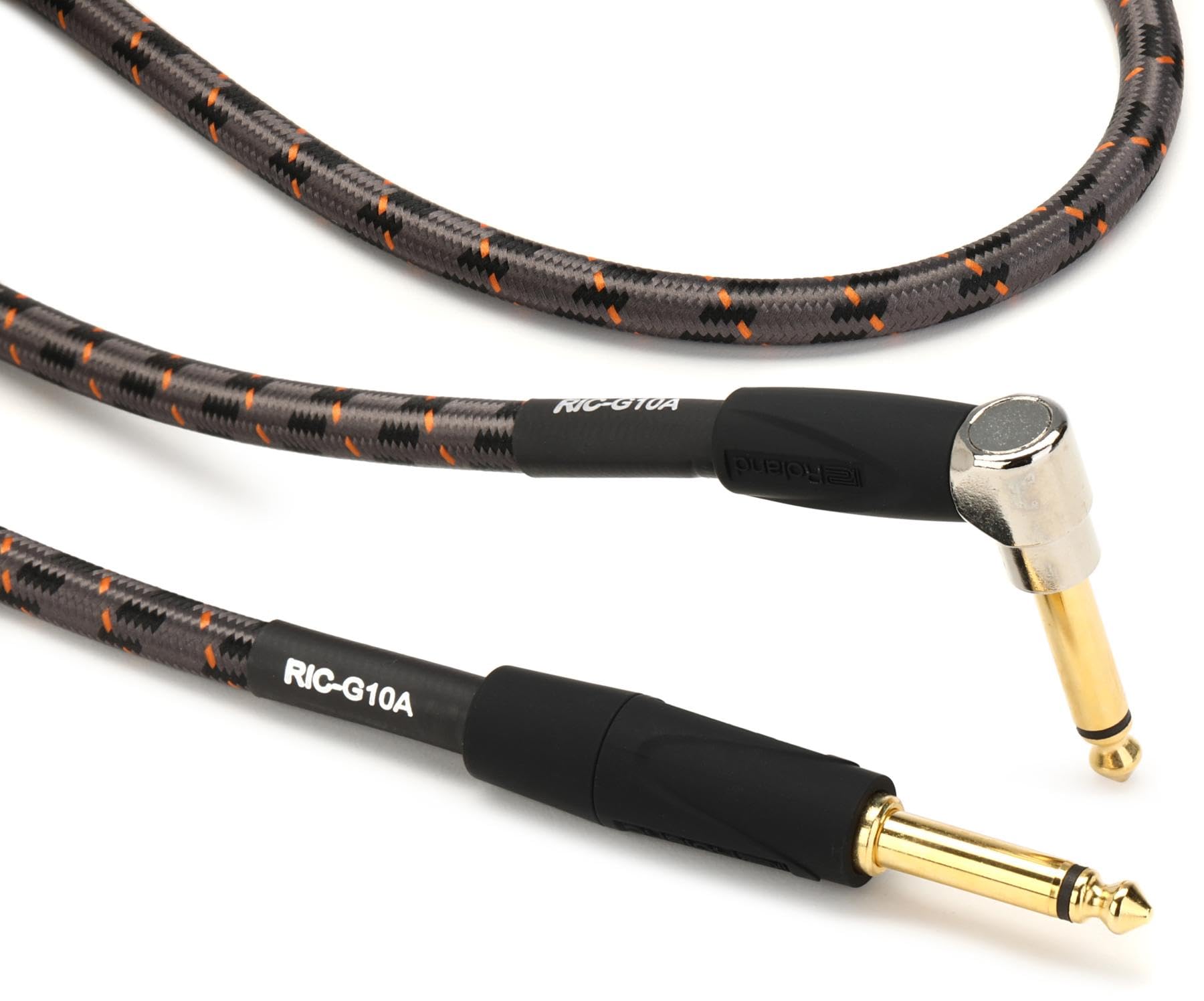 Amazon.com: Roland Gold Series Instrument Cable, Angled/Straight 1