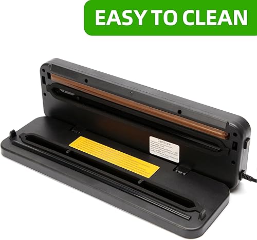 Miniatura 8 de Máquina selladora al vacío, máquina selladora al vacío para guardar alimentos, operación automática de un solo toque, múltiples modos de sellado,