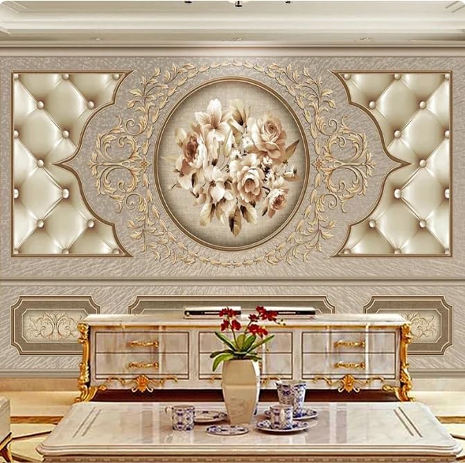 Papier peint mural Art 3D de 350x245cm pour decoration salon et chambre