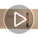Outdoor Electric Patio Heater, Haimmy 42in Infrared Heater with Remote, 9 Heat Levels, 9H Timers, 1500W Instant Heating, Safety Lock, Tip-Over & Overheat Protection, IPX5 Waterproof Tower Space Heater