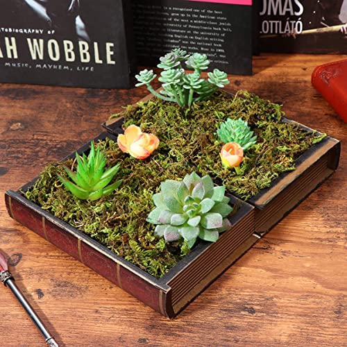 Garneck 1 Bag Artificial Moss Flower Decoration Simulation Green Plants Home Garden Yard Succulents Craft Dressing Potted Garden Glass Container #TOP2