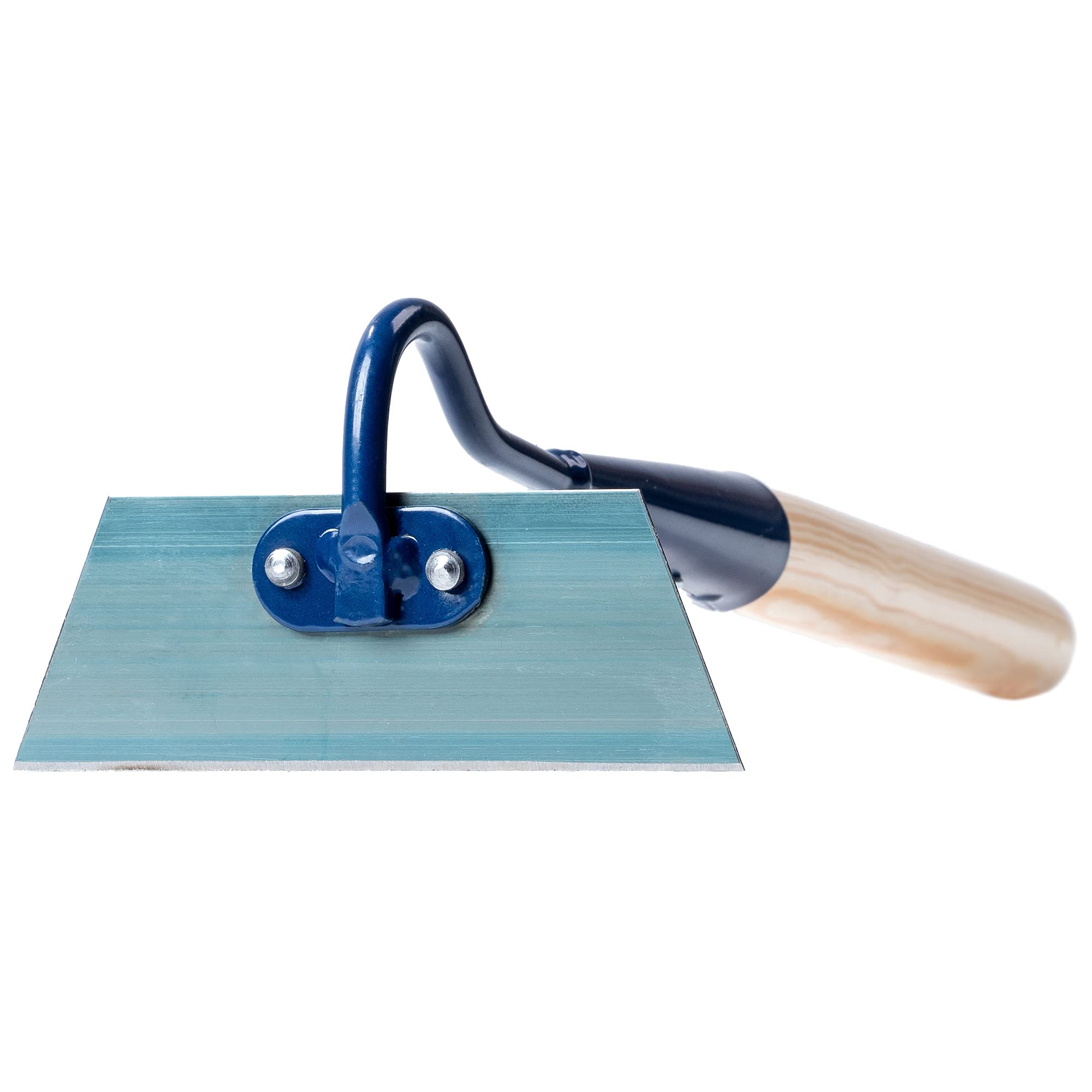 KADAX Tuinhak van metaal, hak met steel van hout, onkruidhaak voor het losmaken, luchten en wieden van de grond, tuinaccessoires voor het verwijderen van onkruid (W: 14cm, trapeziumvorm, kort