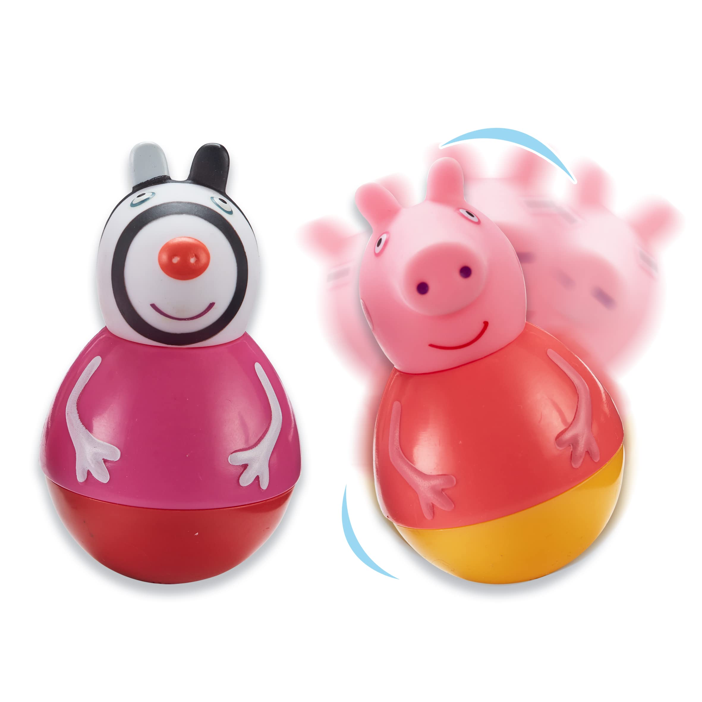 Weebles Bluey Et Bingo – 2 Culbutos De 7,5 Cm – Jouet D'éveil Qui Ne Tombe Jamais – Dès 1 An – GIOCHI PREZIOSI
