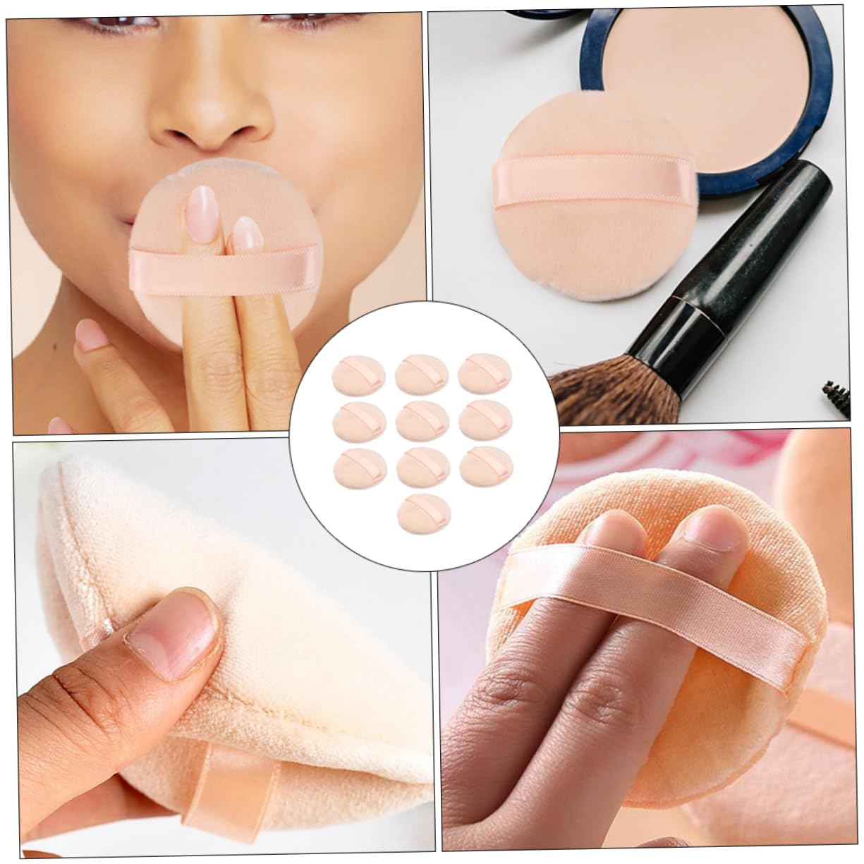 Gogogmee Beauty Makeup Puff 20pcs Women's Sponge Applicators Girl Cosmetic Tool Soft and Comfortable Face