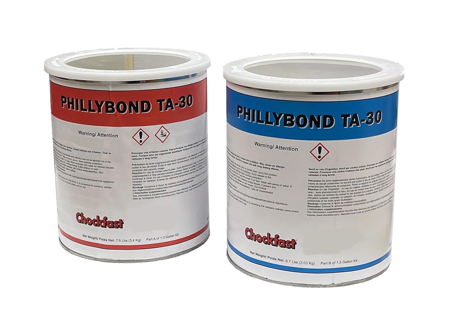Chockfast/ITW PHILLYBOND TA-30 Tile Adhesive Kit - Epoxy Adhesive and Grout - MIL-A-24456
