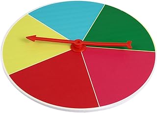 CIYODO 1Pc Mini Rodas Ferramenta Brinquedos Brinquedos De Mesa Mesa Giratória Jogo Mesa Giratória Prêmio Vencedor Roda Arco-Íris Spinners Mesa Giratória Sorte Pai-Filho Mesa Giratória