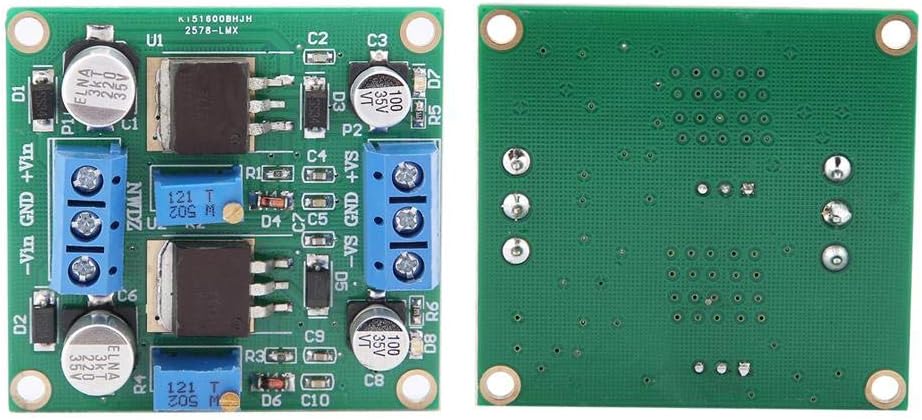Stabilizing Power Module, LM317/337 Positive and Negative Voltage Stabilizing Power Module Low Linear Adjustable Adjustable Power Supplies lm317 Adjustable Voltage Regulator