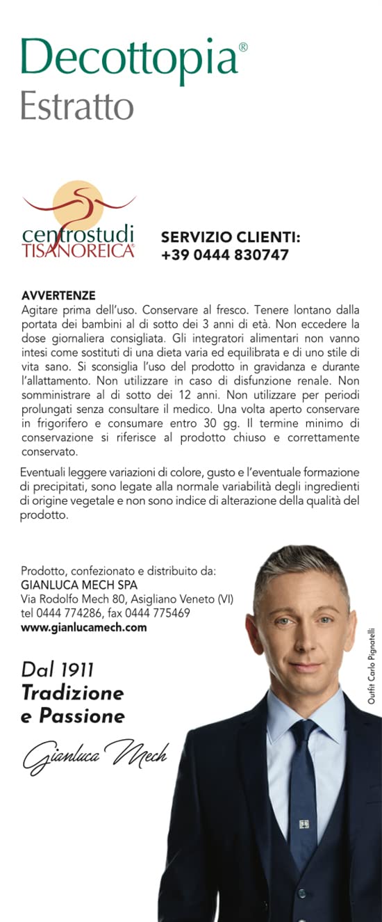 Gianluca Mech | Estratto 02 Depurativo, Integratore Alimentare Keto ad Azione Detox e Purificante, Favorisce il Processo Digestivo e Funzione Epatica con Bardana e Carciofo, Soluzione Vegan, 500 ml