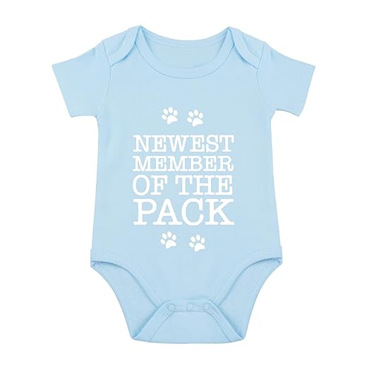 Body de bebê Member of the Pack Baby Announcement Bodysuit Roupas engraçadas para bebês roupas unissex