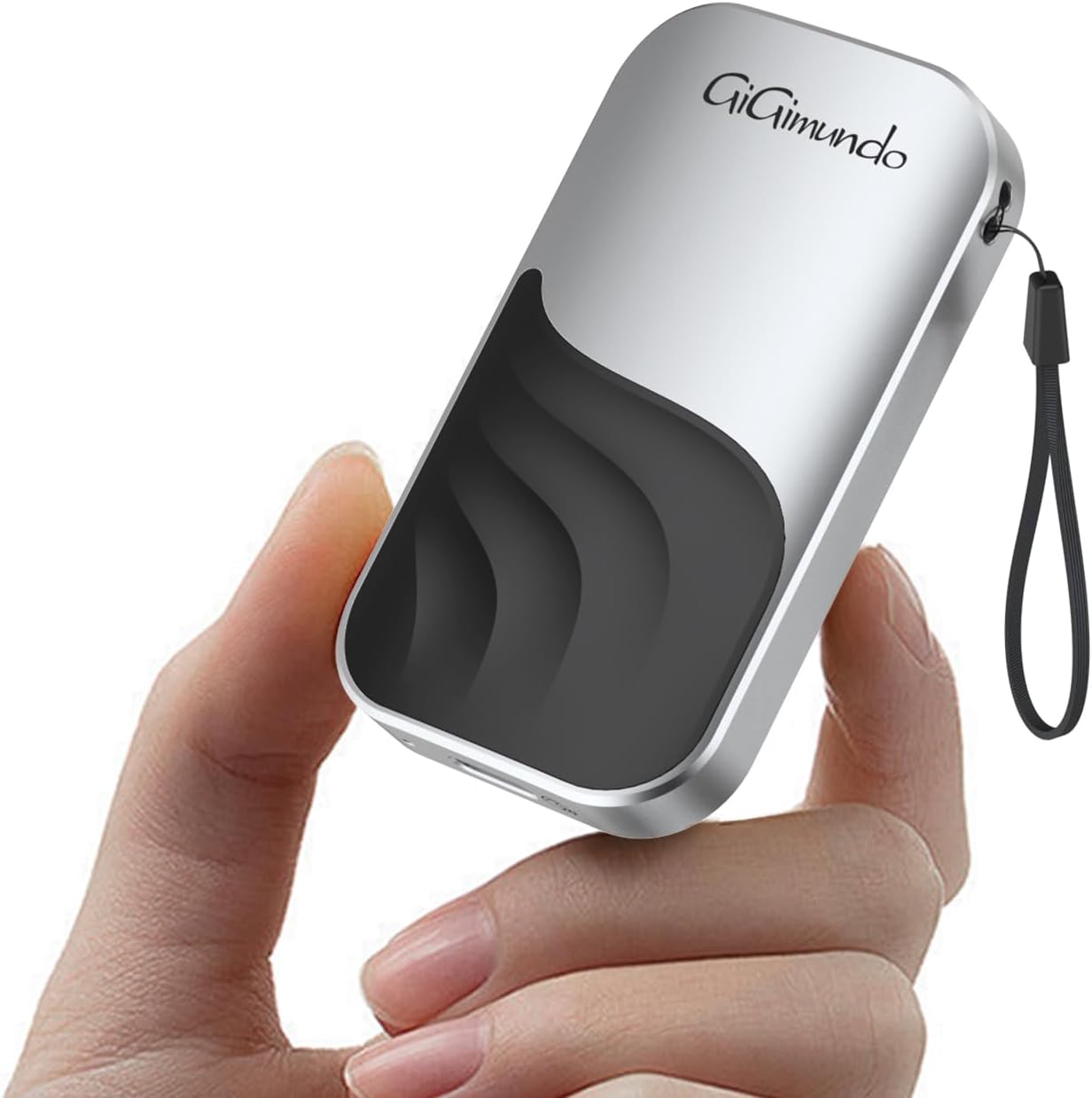 GiGimundo G20 1TB External SSD, Portable SSD, Up to 2000MB/s via USB-C 3.2 Gen 2x2, Durable Zinc Alloy with Lanyard, Compatible with Mac iPad PC Tablet